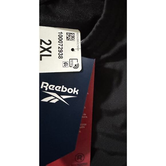 Reebok Tricot Women’s Track Jack Logo Full Zip Back Color Block B&W Size 2XL - Picture 10 of 10